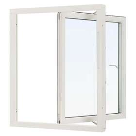 Svenska Fönster Sideswing Aluminiumbeklätt Trä 3-Glas SF Balans Aluminium 70x160 Hö 761112071650