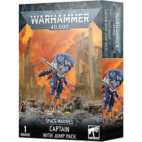 Jump Warhammer 40K Space Marines Captain With Pack