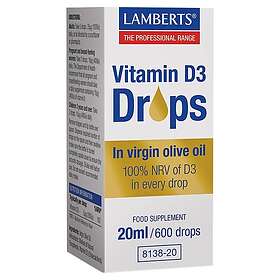 Lamberts Vitamin D3-Droppar 20ml Flytande D vitamin