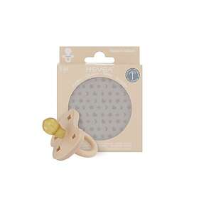 Hevea Naturgumminapp Sandy Nude Rund 3-36 mån