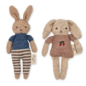 Konges Slöjd Mjuka Dockor 2-pack Bunny Friends