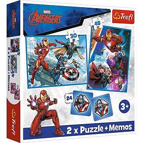 Marvel Trefl Avengers Pussel 2-i-1 Memo