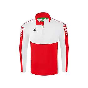 Erima Six Wings Training Half Zip Long Sleeve T-shirt Röd 140 cm Pojke