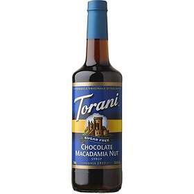 Chocolate Torani Sugar Free Macadamia Nut sockerfri Sirap 750ml