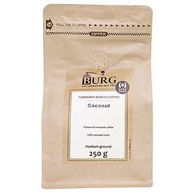 Burg smaksatt kaffe. kokos 250g malet
