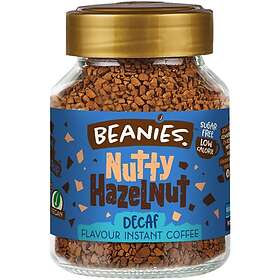 Beanies Decaf Nutty Hazelnut koffeinfritt smaksatt snabbkaffe 50g