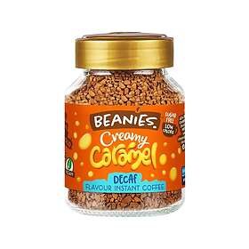 Beanies Decaf Creamy Caramel koffeinfritt smaksatt snabbkaffe 50g