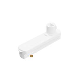 Global Pendeladapter inkl. avlastare 1-fas mattvit (GB66-3)