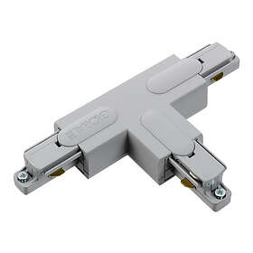 Global T-koppling 1-fas vänster mattvit (GB36-3)