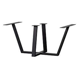 WOOOD Bordsben Drenthe Tablo matt svart 147 73