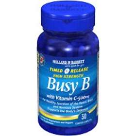 Holland & Barrett Timed Release Busy B Complex Vitamin C 500mg 30 ...