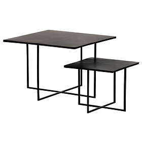 WOOOD 2 sidebord Olan mörkbrun 70 48