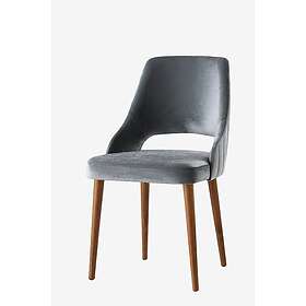 Hanah Home Set med chairs (4 .) Acelya Grå Valnöt 50 90