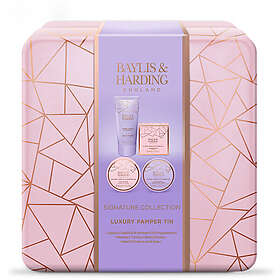 Baylis & Harding Jojoba, Vanilla & Almond Oil Luxury Tin Gift Set 200ml