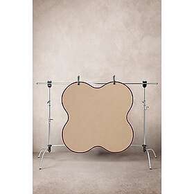 Jotex CALLISTO julgransmatta ø 120 cm Beige/vinröd