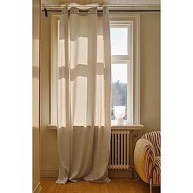 Jotex SAVANNAH RECYCLED öljettgardin 1 längd Ljus varmgrå 140