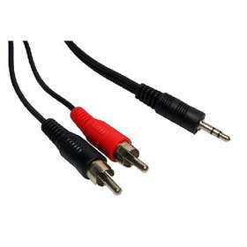 Cables Direct 3.5mm - 2RCA 5m