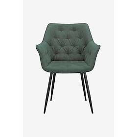 Loft24 Matsalsstol Suzuka, 2 st. Grönt Tyg 66 90