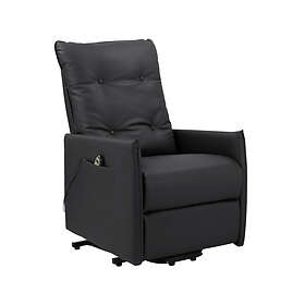Loft24 Fällbar nojatuoli Marko Svart PU 69 107