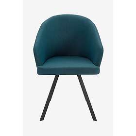 Loft24 Matsalsstol Barry, 2 st. Blått Tyg 59 86