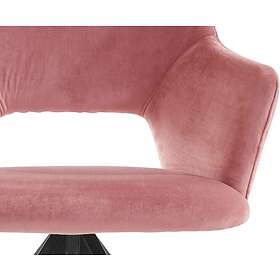 Loft24 Karmstol Tracy, 2 st. Rosa Sammet 63 88