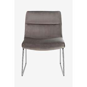 Loft24 Loungestol Gil Grå Sammet 61 89