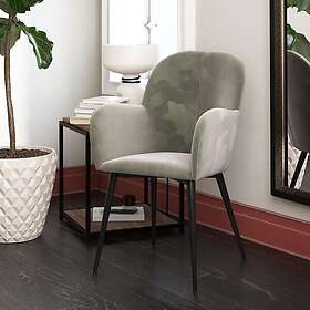 Queer Eye Nojatuoli Fitz Grå Sammet 61 91