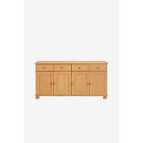 Loft24 Sideboard Mette 4 dörrar/2 skuffer Natur Furu 156 77