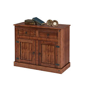 Loft24 Sideboard MEXICO Färgat/Vax Mörk 104 84