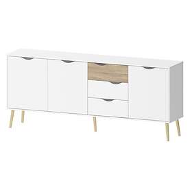 Nordform Sideboard Oslo Blanc/ek 196 82