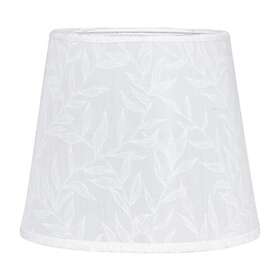 PRhome Lampskärm MIA WILLOW, 17 cm Vitmönstrad