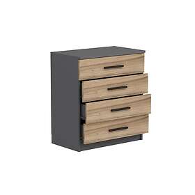 Hanah Home Byrå Rhonda Valnöt 70 42