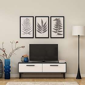 Hanah Home Tv-bänk Leni Antracitgrå Vit 120 45