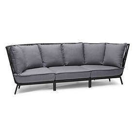 Hillerstorp Sweden Jet Set loungesoffa svart (115388)