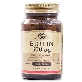 Solgar Biotin 300mcg 100 Tabletit