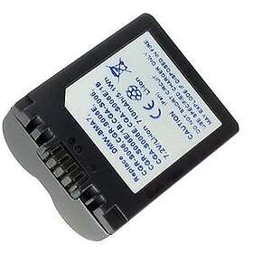 Batteriexperten Kompatibelt med Panasonic Lumix DMC-FZ28, 7,2V (7,4V), 710 mAh
