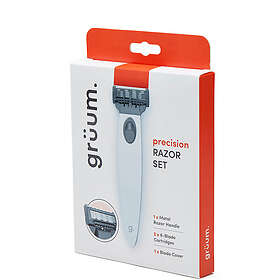 grüum Precision Razor Set Silver