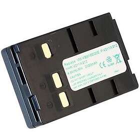 Batteriexperten Kompatibelt med Panasonic NV-R5, 4.8V, 2100 mAh