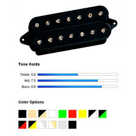 DiMarzio , DP712BK, Pickup Humbucker Super Distortion-7 Black