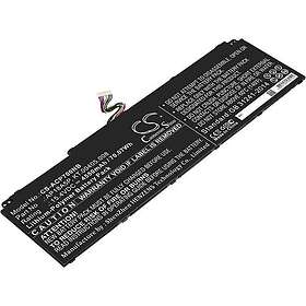 Batteriexperten Kompatibelt med Acer ConceptD 9 CN917-71P-98BY, 15,4V, 4550 mAh