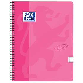 Touch Notatbok OXFORD A4+ 90g rut rosa