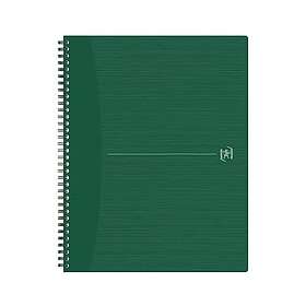 Oxford Products Notatbok Origins A4+ rut 90g grøn