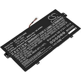 Batteriexperten Kompatibelt med Acer Swift 7 SF713-51-M8YF, 15.4V, 2600 mAh