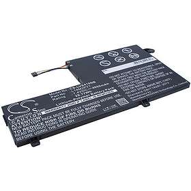 Batteriexperten Kompatibelt med Lenovo IdeaPad 320S-15IKBR(81BQ002UGE), 7,4V, 4050 mAh