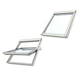 Velux Takfönster Pivåhängt Paket Solo 7 CK04 2068 S7 Vitmålad furu GGLCK042068S7