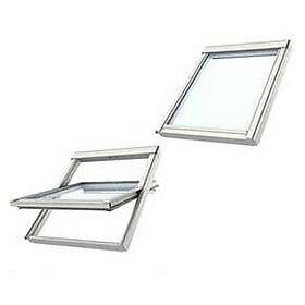 Velux Takfönster Pivåhängt Paket Solo 7 MK04 2068 S7 Vitmålad furu GGLMK042068S7