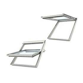 Velux Takfönster Topphängt med Pivåfunktion Paket Solo 7 CK04 0068 S7 Everfinish vit GPUCK040068S7