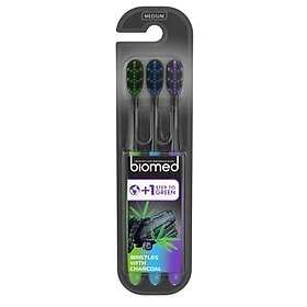 Biomed Tandborste Charcoal 3-pack