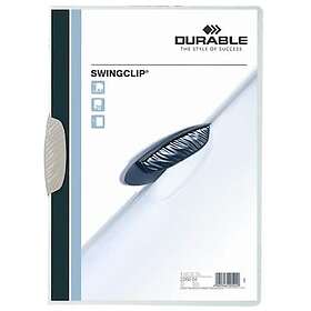 Durable Klemmappe SWINGCLIP A4 30 ark hvit