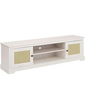 Loft24 Låg skänk Linda 2 dörrar Vit Furu 175 50